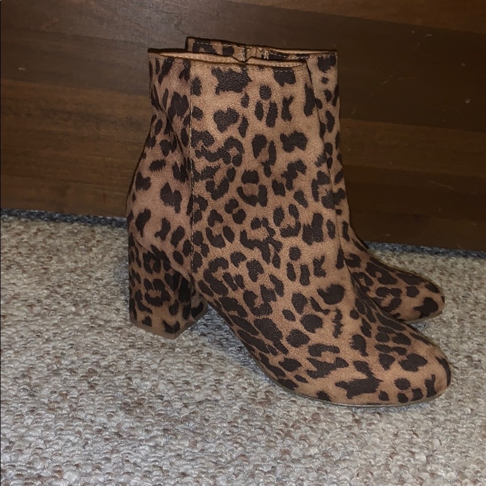 Cheetah booties
